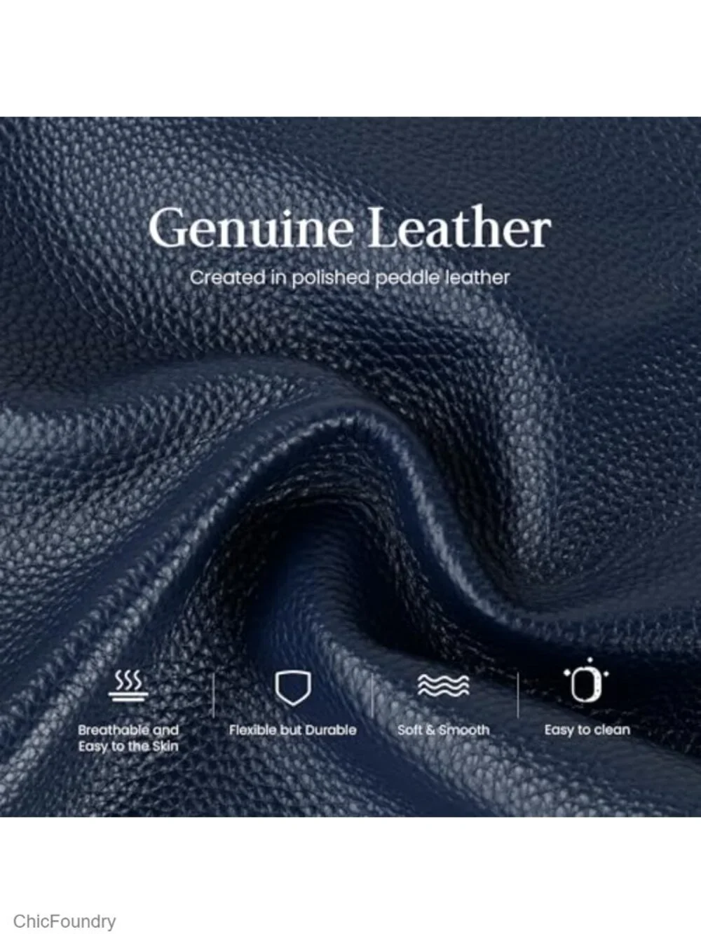 Genuine Leather Crossbody Bag with RFID Protection, Small Shoulder Purse